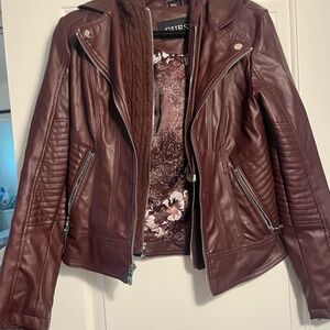 GUESS Women's Burgundy Jacket